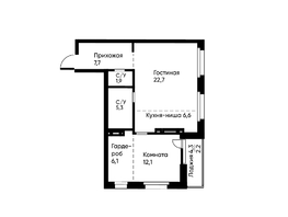 Продается 2-комнатная квартира ЖК Ранвэй, 63.7  м&sup2;, 11220888 рублей