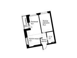 Продается 2-комнатная квартира ЖК Ранвэй, 52.3  м&sup2;, 10080740 рублей