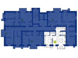 Продается 2-комнатная квартира ЖК Вита-парк, 2 оч. 6 корпус, 76.7  м&sup2;, 18791500 рублей