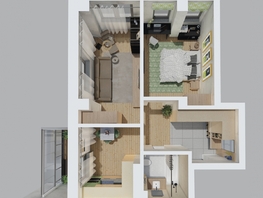 Продается 2-комнатная квартира ЖК Сосны, дом 2/1, 55.19  м&sup2;, 6843560 рублей