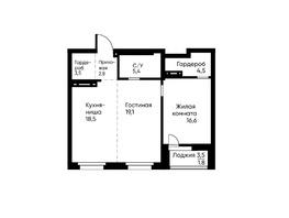 Продается 2-комнатная квартира ЖК Ранвэй, 71.3  м&sup2;, 12644756 рублей