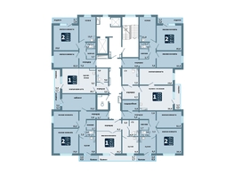 Продается 2-комнатная квартира ЖК Ладейский квартал, дом 3, 59.6  м&sup2;, 9240000 рублей