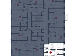 Продается 3-комнатная квартира ЖК Чижи, 2 очередь (корпус 4), 74.5  м&sup2;, 13857000 рублей