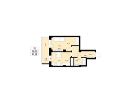 Продается 2-комнатная квартира Аральская ул, 41.28  м&sup2;, 5750000 рублей