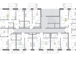 Продается 1-комнатная квартира ЖК Юдинский, дом 1.3, 41.99  м&sup2;, 5437705 рублей