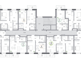 Продается 1-комнатная квартира ЖК Юдинский, дом 1.4, 37.36  м&sup2;, 5391048 рублей