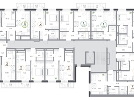 Продается 2-комнатная квартира ЖК Юдинский, дом 1.4, 42.13  м&sup2;, 6183216 рублей