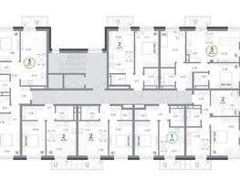 Продается 3-комнатная квартира ЖК Юдинский, дом 1.4, 73.71  м&sup2;, 10673208 рублей