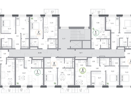 Продается 2-комнатная квартира ЖК Юдинский, дом 1.3, 49.14  м&sup2;, 7321860 рублей