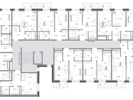 Продается 2-комнатная квартира ЖК Юдинский, дом 1.3, 42.79  м&sup2;, 6461290 рублей