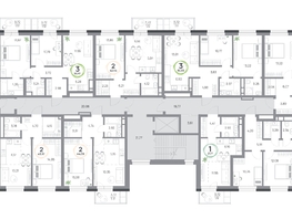 Продается 2-комнатная квартира ЖК Юдинский, дом 1.5, 44.69  м&sup2;, 6372794 рублей