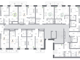 Продается 2-комнатная квартира ЖК Юдинский, дом 1.5, 39.49  м&sup2;, 5670764 рублей