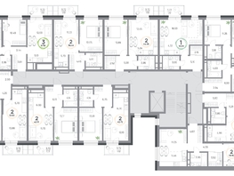 Продается 2-комнатная квартира ЖК Юдинский, дом 1.5, 39.49  м&sup2;, 5749744 рублей