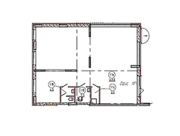 Офис, 149.8 м², 1 этаж, монолит-кирпич