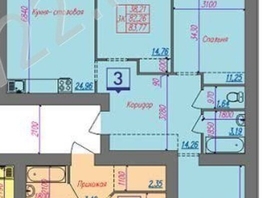 Продается 3-комнатная квартира Малахова ул, 82.5 м², 5400000 рублей