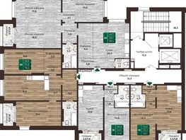 Продается 3-комнатная квартира ЖК Шервуд, (Нагорная 6-я, 15в корп 1), 99.9  м², 8000000 рублей