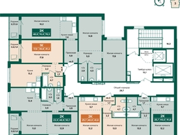 Продается 3-комнатная квартира ЖК Камчатка, корпус 3, 76.3  м², 7300000 рублей