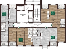 Продается 2-комнатная квартира ЖК Шервуд, (Нагорная 6-я, 15в корп 1), 62.9 м², 6880000 рублей