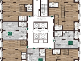 Продается 2-комнатная квартира ЖК Шервуд, (Нагорная 6-я, 15г/12), 56.4 м², 6931000 рублей