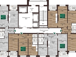 Продается 2-комнатная квартира ЖК Шервуд, (Нагорная 6-я, 15в корп 1), 64.1 м², 6700000 рублей