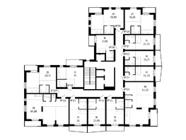 Продается 3-комнатная квартира ЖК Smart (Смарт), 63.5  м&sup2;, 9241155 рублей