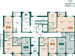 Продается 2-комнатная квартира ЖК Камчатка, корпус 6/2, 41.4  м&sup2;, 5300000 рублей