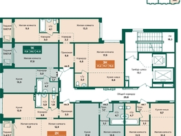 Продается 2-комнатная квартира ЖК Камчатка, корпус 6/3, 50.7  м&sup2;, 8110000 рублей