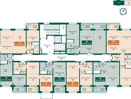 Продается 2-комнатная квартира ЖК Камчатка, корпус 5, 62.2  м&sup2;, 9150000 рублей