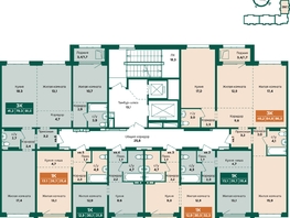 Продается 3-комнатная квартира ЖК Камчатка, корпус 6/3, 86.3  м&sup2;, 9550000 рублей
