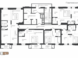Продается 3-комнатная квартира ЖК Павлов, 85.5  м&sup2;, 13167000 рублей
