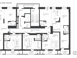 Продается 2-комнатная квартира ЖК Павлов, 64.5  м&sup2;, 10836000 рублей