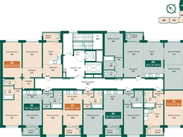 Продается 3-комнатная квартира ЖК Камчатка, корпус 4, 82.4  м&sup2;, 9800000 рублей