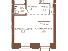 Продается 2-комнатная квартира ЖК Аура, 38.1  м&sup2;, 5791200 рублей