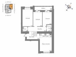 4-комнатная квартира, 114.13 м², 11/16 этаж