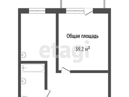 1-комнатная квартира, 39.2 м², 15/18 этаж
