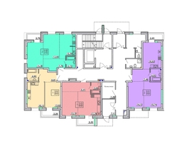 Продается 1-комнатная квартира ЖК Ёлки, дом 2, 45.06 м², 7209600 рублей