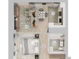 Продается 2-комнатная квартира ЖК 111, 51.64  м&sup2;, 7487800 рублей