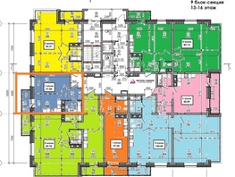 1-комнатная квартира, 38 м², 16/17 этаж