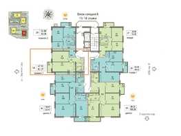 1-комнатная квартира, 51.1 м², 15/18 этаж