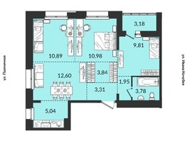 Продается 4-комнатная квартира ЖК Источник, дом 3, 65.38  м², 8138430 рублей