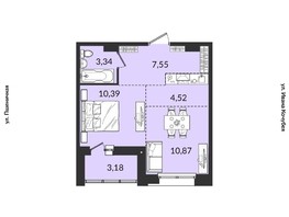 Продается 2-комнатная квартира ЖК Источник, дом 3, 39.95  м², 5797875 рублей