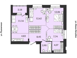 Продается 4-комнатная квартира ЖК Источник, дом 1, 68.81 м², 8820072 рублей