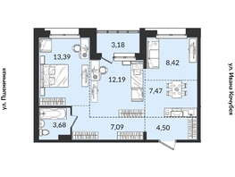 Продается 3-комнатная квартира ЖК Источник, дом 1, 59.93  м², 7849101 рублей