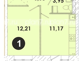 Продается 1-комнатная квартира ЖК Лето, дом 1, 34.9  м², 4558385 рублей