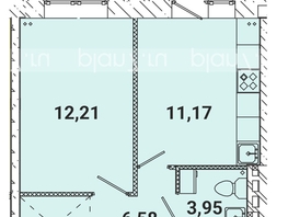 Продается 1-комнатная квартира ЖК Лето, дом 3, 34.5  м², 4595295 рублей