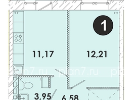 Продается 1-комнатная квартира ЖК Лето, дом 2, 37.6  м², 4643600 рублей