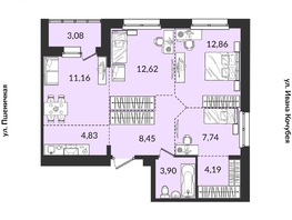 Продается 4-комнатная квартира ЖК Источник, дом 1, 72.61  м², 8456179 рублей