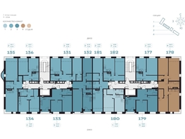 Продается 2-комнатная квартира ЖК RIVERANG (РиверАнг), 65.39  м², 15241488 рублей