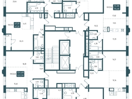 Продается 1-комнатная квартира ЖК Бродский, 1-я очередь, 44.91  м², 10754750 рублей