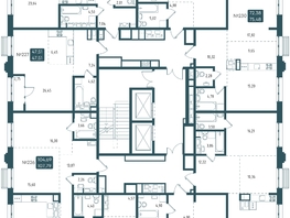 Продается 1-комнатная квартира ЖК Бродский, 1-я очередь, 44.91  м², 10485290 рублей